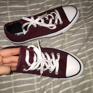 Maroon Converse